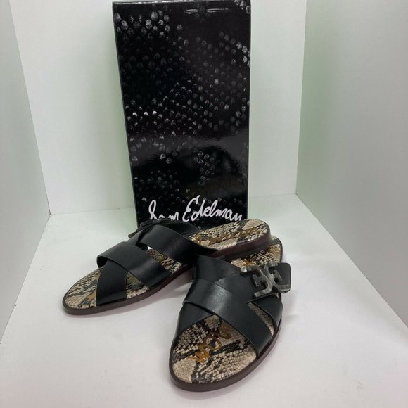 🌷 NEW Sam Edelman Ezra "Double E" Logo - Picture 2 of 7